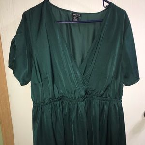Emerald green jewel tone Torrid blouse